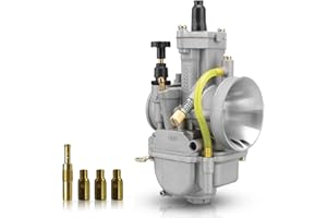 NIBBI PWK 30MM Vergaser mit drei Hauptdüsen und einem Pilotstrahl des Performance Racing Vergasers für Ersatz Keihin oder Mikuni Vergaser