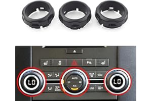 Three T Lot de 3 boutons de commande centrale de climatisation pour intérieur de voiture Discovery 4 2009–2016, Range Rover Sport 2006–2013
