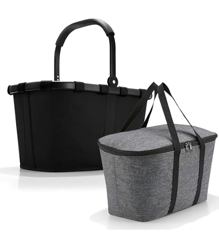 Reisenthel Carrycruiser Reisenthel Carrybag Iso Twist Silver - Panier à Provisions Solide Avec Carry Bag Reisenthel Carrycruiser Reisenthel Carrybag Iso Twist Silver - Panier à Provisions Solide Avec Carry Bag