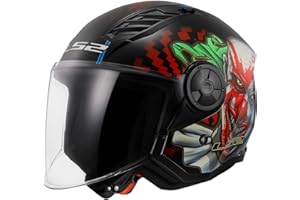 LS2, Casco Moto Jet AIRFLOW HAPPY DREAMS, L