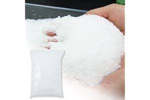 NINESPRING Nieve Artificial Decorativa Navidad, Nieve Falsa para Decoración Navideña,Copos de Nieve Decorativos Falsos, Decoración de Navidad,200G