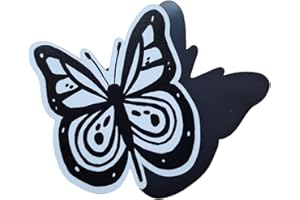 FlyEx Magnete anstatt Aufkleber Sticker für Fliegengitter Insektenschutz Reparatur-Set Vogelschlag Netze Türen Fenster Schiebetüren Spannrahmen (Schmetterling)