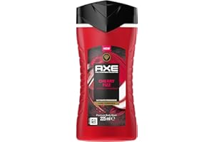 ‎AXE Axe Fine Fragrance Collection DUSCHGEL/FLUESSIGSEIFE Cherry Fizz Premium Body Wash für 12 Stunden langanhaltende Frische verleiht einen spektakulären Duft unter der Dusche 225 ml