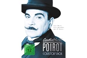 Agatha Christie - Poirot, Collector's Box. Alle Fälle. Alle Episoden. (45 Discs)