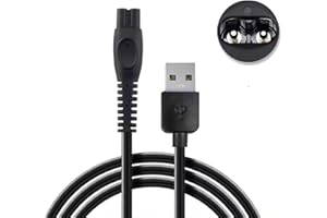 Yongst 5V Cable Fit for Philips S3241, QP2724, S3145, BT3233, MG7940, MG7920, X3001, QP6652, MG5940, QP2834, X3053, X5004, S7887, QP2824, S5887 Electric Shaver Beard Trimmer Charging Cord