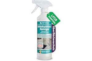 ‎HOTREGA HOTREGA Arbeitsplatten Reiniger Naturstein & Quarz Komposit 500 ml | Effektive Öl- & Fettentfernung | Schnelltrocknend | Streifenfrei