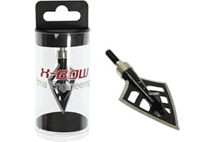 X- BOW FMA ENGINEERING X-Bow FMA Edge - Jagdspitze; zum Aufschrauben auf Pfeile oder Bolzen; extrem langlebig und robust