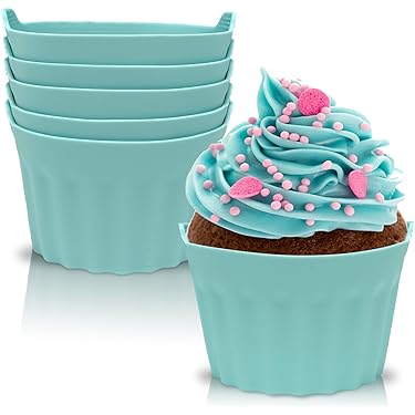 Stampini Muffin In Silicone Mini - 24 Pezzi Antiaderenti, Riutilizzabili, Per Forno E Friggitrice