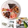 Sqxaldm Rotate Intelligence Training Toy Bird Foraging Seed Food Wheel Birds Puzzle Food Parrot Foraging Toys Device Bird Bird Parrot Foraging Toy Creative Chew Toy Food Bowl Birds Parrots