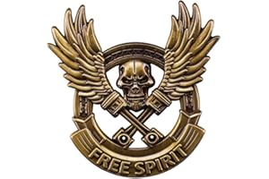 AOTEMAN Geboren Zu Fahrt Kostenloser Geist Emaille Pins Winged Biker Schädel Revers Abzeichen Rucksack Jeans Metall Cartoon Brosche frauen Mode schmuck