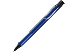 ‎LAMY Lamy safari blue Kugelschreiber - zeitlos klassicher Kuli mit ergonomischem Griff & robustem ASA-Kunststoff - inkl. Großraummine M 16 in Strichbreite M in blau