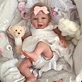 BABESIDE Bambole Reborn Femmina - 20 Pollici Bambole Reborn Realistiche con Corpo In Morbida Stoffa, Bambole Neonate Reale con Accessori per Ragazze e Ragazzi