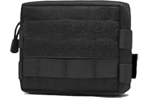 TRIWONDER Pochette Tactique Sacoche Ceinture EDC Multifonctionnelle Poche Molle Militaire pour Randonnée, Voyage, Sport en Plein Air