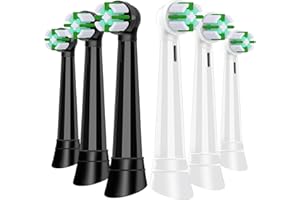 CALLYSONIC iO Testine Compatibile con Oral B iO Spazzolino Elettrico, Pulizia profonda per proteggere le gengive, per iO 2/3/4/5/6/7/8/9/10 serie, 6 pz