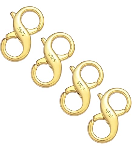 HAND Lobster Clasps 504 Gold Colour Jewellery Making - appx Pack of 50