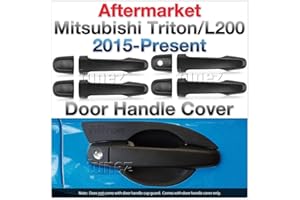 ‎TUNEZ TUNEZ® Türgriff Schutz Abdeckungs Ordnung für L200 Triton Barbarian X Krieger Challenger 4 Leben GLX GLX + GLS überschreiten LKW 2015-2020 (manuelle Ferneintragung)