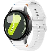 Samsung ile Uyumlu Galaxy Watch 4/5/6/7/FE/40/40/44 Classic Uyumlu 42/43/46/47mm Spor Silikon Kordon