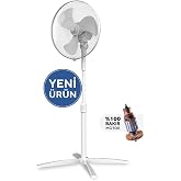 Kumtel Beyaz Vantilat&ouml;r 16'' (3P) Ktf-290