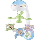 Fisher-Price Giostrina degli Orsetti, Proiettore di Luci e Suoni per Il Lettino dei Neonati, Giocattolo per Bambini 0 + Mesi,