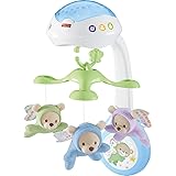 Fisher-Price Karuzela z misiami 3 w 1 z dźwiękami i pokazem światełek, dla dzieci od narodzin​, CDN41