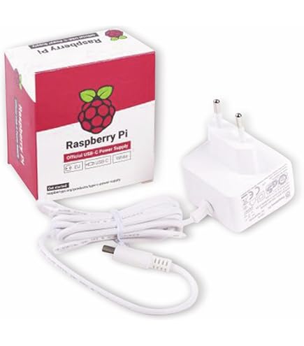 RASPBERRY Alimentation USB-C 5.1V 3A - Blanc - pour Raspberry Pi 4 modèle B (187 RASPBERRY Alimentation USB-C 5.1V 3A - Blanc - pour Raspberry Pi 4 modèle B (187