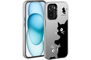 YUXING Funda para Xiaomi Redmi Note 10 4G / 10S 4G / Poco M5s 4G - Carcasa Teléfono Móvil Antichoque Delgada Patrón Artístico Fresco Bumper Slim Case Cover (Cat)