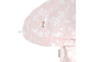 HOBEA-Germany Funda de Almohada de Lactancia para Cojines de Lactancia 190cm diseños (Amapola Rosa)