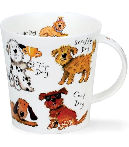 Dunoon Nevis – Tazza In Porcellana Fine Bone China Con Motivo Di Gatti, Design Firmato Kate Mawdsley