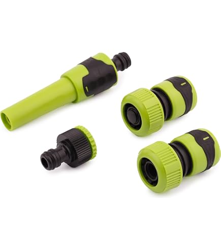 11 Pezzi Raccordi Per Tubo Da Giardino In ABS, Connettori Rapidi 19mm 3/4, Doppi Maschi, Y, Prolunghe, Compatibili Hozelock