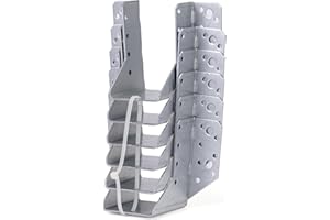 GAH-Alberts 331375 Zapata de viga tipo A - sendzimir galvanizado, 60 x 100 mm / 6 piezas