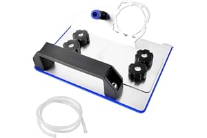 SQLJYU Angle 45 Support pour Degré Coupe Carrelage, Machine à Chanfreiner les Carreaux, Réglable pour Meuleuses Type 100, Accessoires pour Découpe Carreaux, pour Carreaux de Céramique et de Marbre