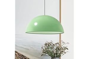 bamyum Lámpara Colgante | Lipeo | Mesa de Comedor Cocina Metal Ø40 cm E27 Lámpara de Comedor Lámpara de Techo Sala de Estar Lámpara de Cocina Vintage - Mente Verde