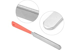 Rodipu Lima Portatile per Chitarra, Strumenti per liutaio in Acciaio Inossidabile ad Alta Resistenza e antiruggine, per levigare i Tasti liutaio lucidare Gli Amanti della Chitarra