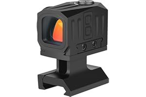 SPINA OPTICS HitFactor-03 1X18X20 Enclosed 3MOA Sight Red Dot Sights Shake Awake with Adapter Plates for Glok MOS and RMR Footprint