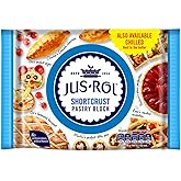 Jus-Rol Frozen Shortcrust Pastry Block 500g 500g × 6