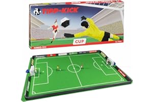 TIPP-KICK Cup 108 x 71 cm with Gang - The Ready-to-Play Set with 2 x Players, 2 x Goalkeeper, 2 x Power Gate, 2 x Balls, Felt Playing Field