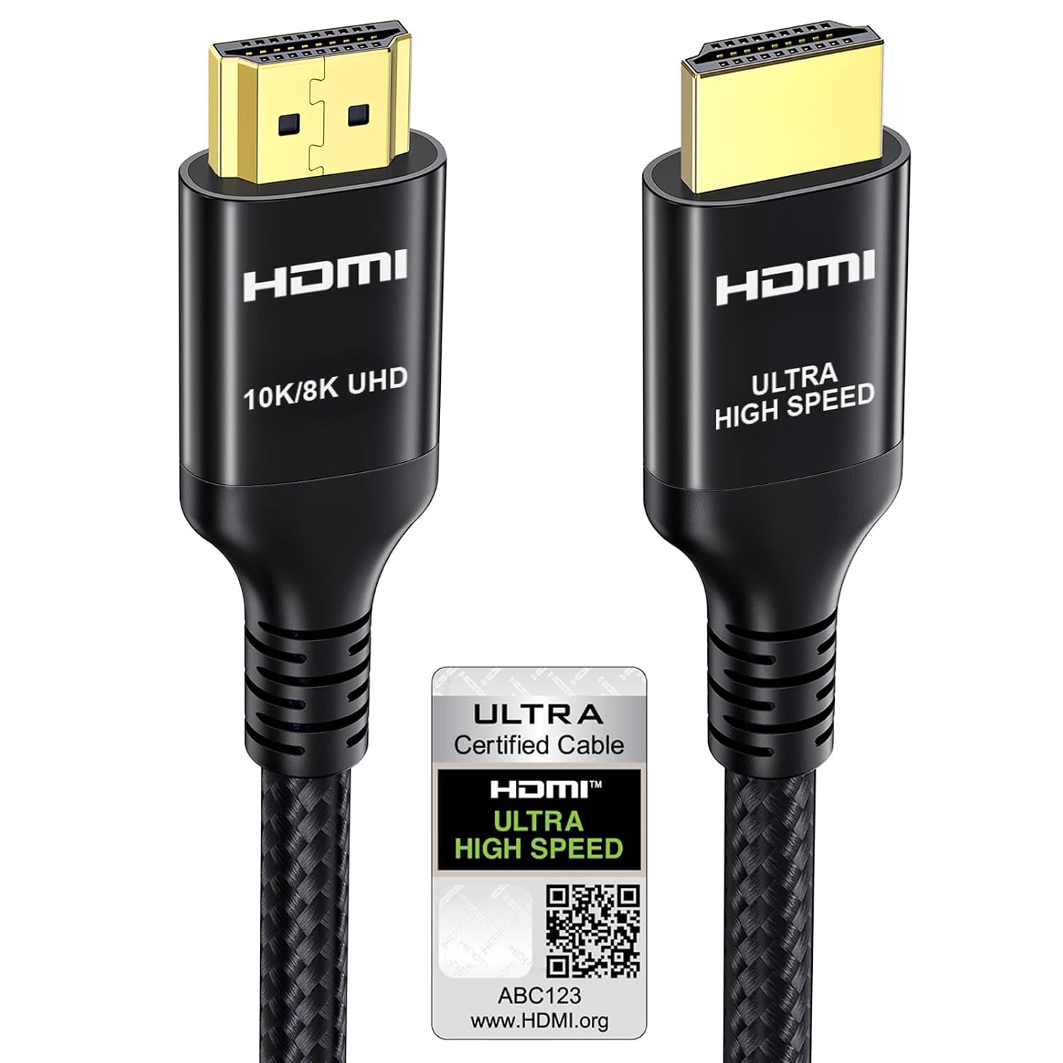 Etseinri 10K 8K HDMI-kabel 2.1, 2 m, gecertificeerd 48Gbps Ultra High Speed HDMI® kabel 4K 240Hz 165Hz 144Hz 120Hz 8K 60Hz 4:4:4 DTS:X eARC HDCP2.3 HDR10+ TV monitor projector PC Gaming PS5 X-box | HDMI-kabel 48Gbps 4K @ 240/165/144/120/60Hz 0,01ms, eARC VRR, HDR10+ voor monitor, soundbar, laptop