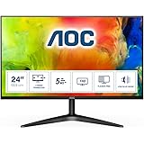AOC 24B1H 59,9 cm (23,6 tum) skärm (VGA, HDMI, MVA-panel, 1920 x 1 080 tum (60 Hz) svart
