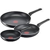 Tefal SimpleCook 1X Dif&uuml;zyon Tabanlı 3'l&uuml; Tava Seti - 20/24/28 cm