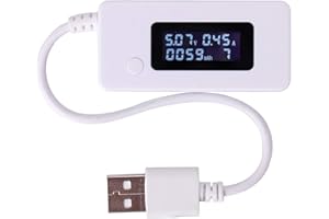 ARCELI White Tail podświetlenie LCD wyświetlacz cyfrowy LCD amperomierz USB woltomierz pojemność stołu kontrolnego detektor