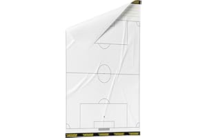 ‎NETSPORTIQUE Netsportique Taktikfolie - Fußball - selbsthaftende - Spielfeldfolien - Komplettes oder Halbes Spielfeld