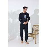 Huq Moda Pijama Takımı, L, erkekuzunkol, Siyah, erkek