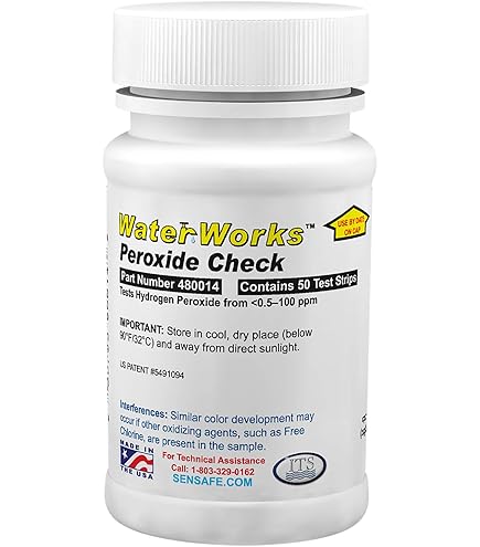 100 Strisce Reattive Di Biossido Di Cloro (0-2000 Ppm) Soluzione (CDL/CDS) Test Rapido Dell'acqua (Chlorine Dioxide - Foto 5