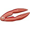 KitchenCraft Crab Claw and Lobster Cracker, Durable Metal Build, Robust and Versatile, 14 x 7cm, Red