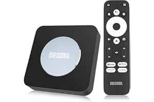 XSTREAMTEC MECOOL KM2 Plus 4K Android 11.0 Google Netflix Certified Android TV Player, Google Assistant voice remote, Chromecast, Prime Video, Youtube, Bluetooth, 4K HDR, Dual Band WiFi, KM2+