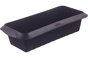 Lékué Classic Moule à Cake Silicone Noir 24 cm