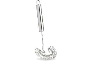 wenco spiralkvast/visp, längd: 22 cm, rostfritt stål 18/10, diskmaskinssäker, silver, rostfritt stål 18/0
