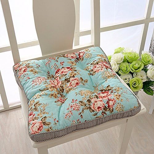 Home Chair Cushion Cushion Warm Chair Cushion Student Stool Pad Thickening Office Seat Cushion Square Fat Pad Four Needle Pad,1220 Blue