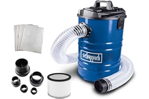 Scheppach DC100 Dust Extractor | 1200W | 215 m³/h Suction | 65L Drum | 2m Hose | Inc. Filters & Adapters