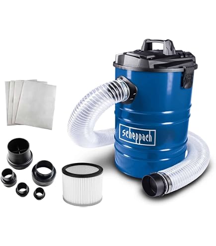 Kit 4 Adaptateurs D'Aspiration Scheppach - Pour Tuyaux D'Aspirateur - Acier - Diamètres Différents